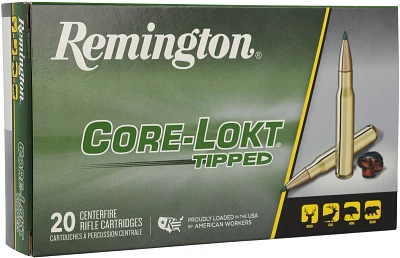Remington 30-06 Springfield 165 Grain Core-Lokt Tipped Rifle Ammunition - 20 Rounds                                             