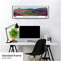 Blakeway Worldwide Panoramas University of Mississippi Football Standard Framed Panoramic Print                                 