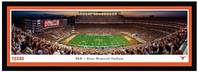 Blakeway Worldwide Panoramas University of Texas Football Single Mat Select Framed Panoramic Print                              