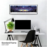 Blakeway Worldwide Panoramas University of Kansas Basketball Standard Framed Panoramic Print                                    