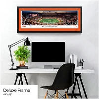 Blakeway Worldwide Panoramas University of Texas Football Double Mat Deluxe Framed Panoramic Print                              