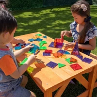 Sportspower Kids Wooden Picnic Table with Separated Bench                                                                       