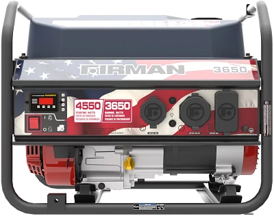 Firman 3,650 W Portable Stars and Stripes Generator                                                                             