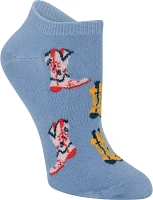 BCG Women’s Cowgirl Horse No Show Socks 6 Pack                                                                                