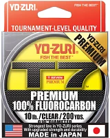 Yo-Zuri T-7 Premium Fluorocarbon 200 yd Fishing Line Spool                                                                      