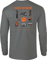 Drake Men's Clemson Sportsman Long Sleeve T-shirt