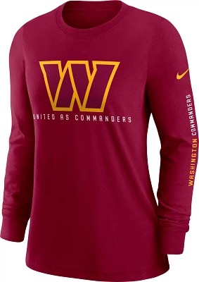 Nike Women’s Washington Commanders Prime Split Long Sleeve T-shirt                                                            