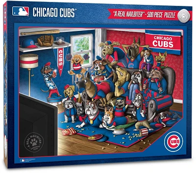 YouTheFan Chicago Cubs Purebred Fans 500 Piece Puzzle                                                                           