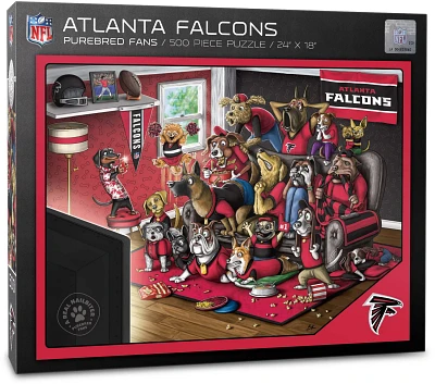 YouTheFan Atlanta Falcons Purebred Fans 500 Piece Puzzle                                                                        