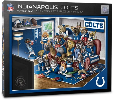 YouTheFan Indianapolis Colts Purebred Fans 500 Piece Puzzle                                                                     