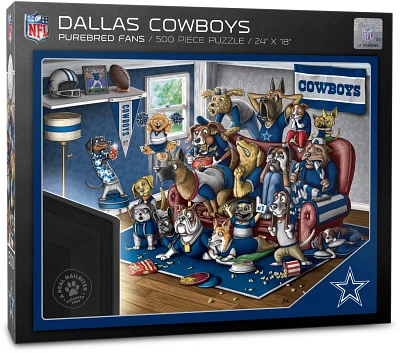 YouTheFan Dallas Cowboys Purebred Fans 500 Piece Puzzle                                                                         
