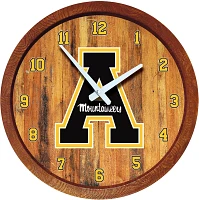 The Fan-Brand Appalachian State University Faux Barrel Top Clock                                                                