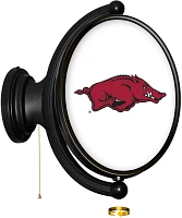 The Fan-Brand University of Arkansas Oval Rotating Lighted Sign