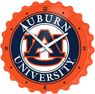 The Fan-Brand University of Auburn Bottle Cap Clock                                                                             