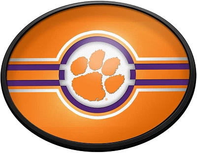 The Fan-Brand Clemson University Oval Slimline Lighted Sign