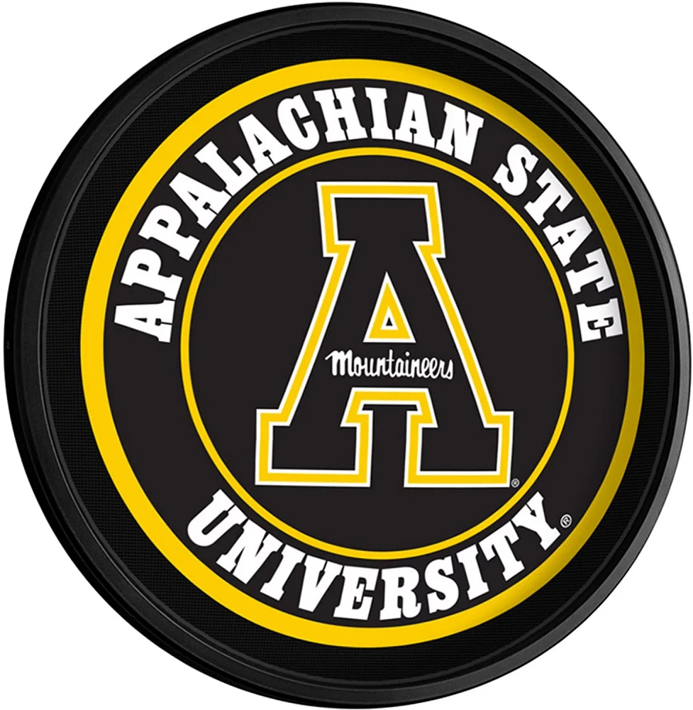 The Fan-Brand Appalachian State University Round Slimline Lighted Sign                                                          