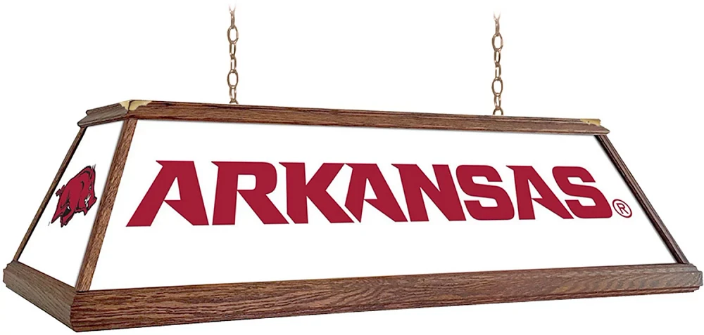 The Fan-Brand University of Arkansas Premium Wood Pool Table Light                                                              