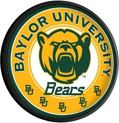 The Fan-Brand Baylor University Bear Logo Round Slimline Lighted Sign                                                           