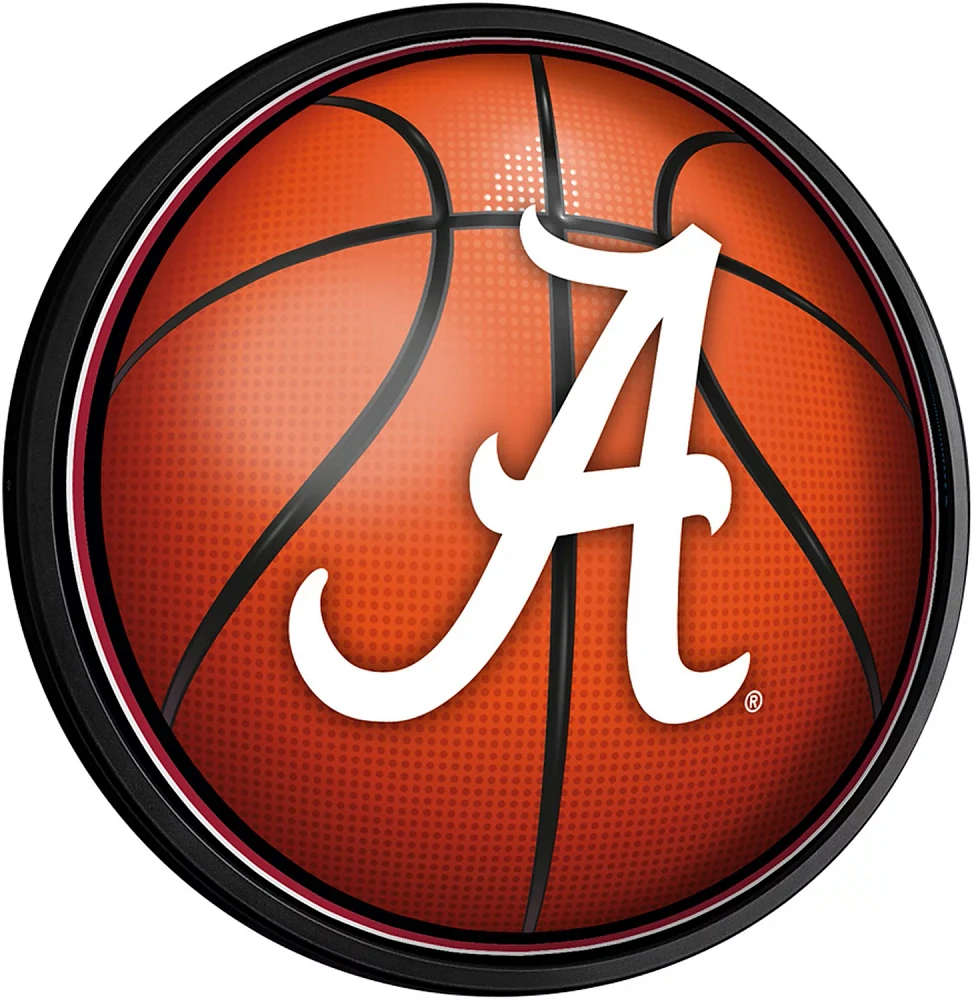 The Fan-Brand University of Alabama Basketball Round Slimline Lighted Sign                                                      