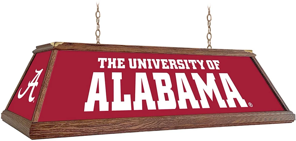 The Fan-Brand University of Alabama Premium Wood Pool Table Light                                                               
