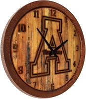 The Fan-Brand Appalachian State University Branded Faux Barrel Top Clock                                                        