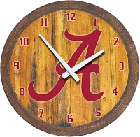 The Fan-Brand University of Alabama Faux Barrel Top Clock                                                                       