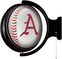 The Fan-Brand University of Arkansas Baseball Round Rotating Lighted Sign                                                       