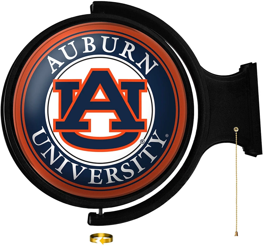 The Fan-Brand Auburn University Round Rotating Lighted Sign                                                                     