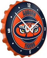 The Fan-Brand University of Auburn Tiger Eyes Bottle Cap Clock                                                                  