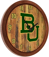 The Fan-Brand Baylor University Branded Faux Barrel Top Clock                                                                   