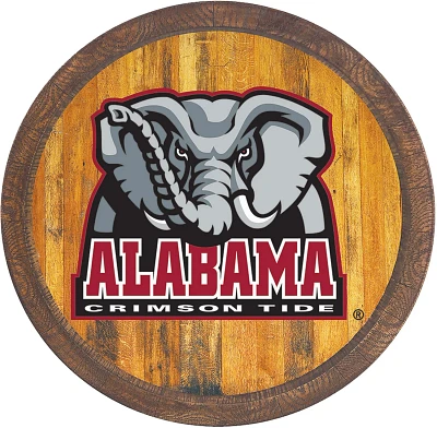 The Fan-Brand University of Alabama Logo Faux Barrel Top Sign                                                                   