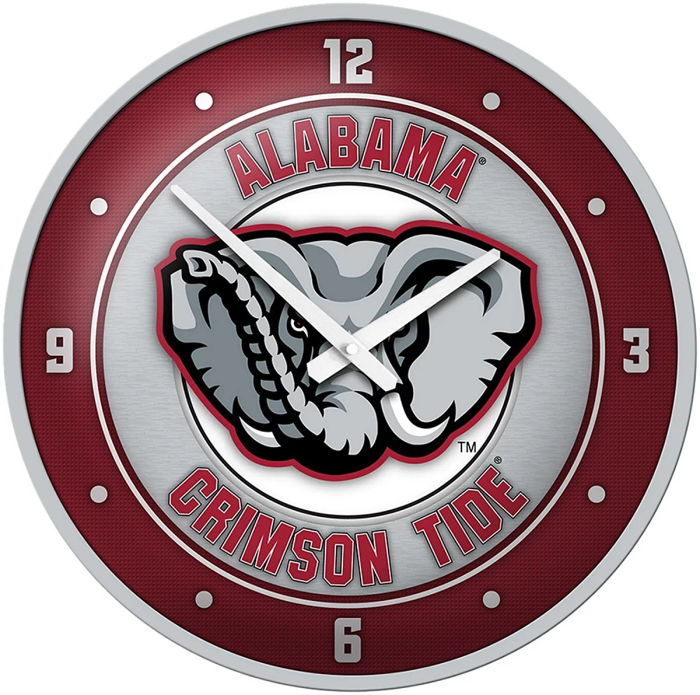 The Fan-Brand University of Alabama Al Logo Modern Disc Clock                                                                   