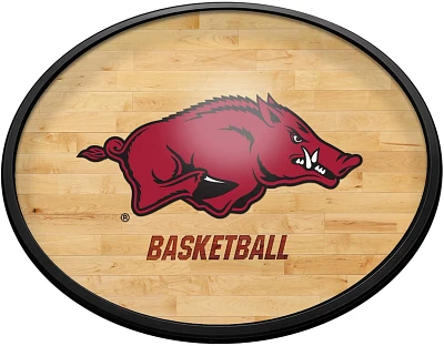 The Fan-Brand University of Arkansas Hardwood Oval Slimline Lighted Sign                                                        