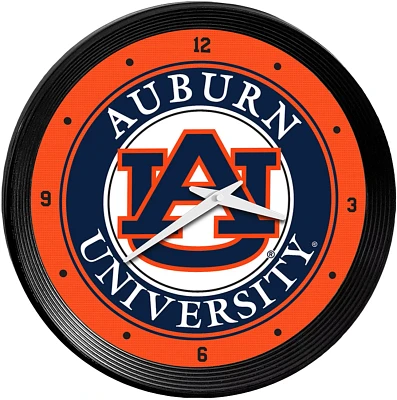 The Fan-Brand University of Auburn Ribbed Wall Clock                                                                            