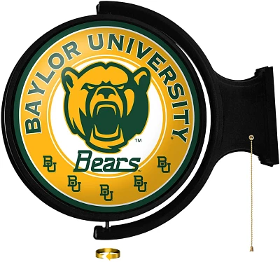 The Fan-Brand Baylor University Bear Logo Round Rotating Lighted Sign                                                           