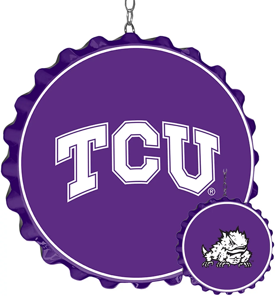 The Fan-Brand Texas Christian University Bottle Cap Dangler                                                                     