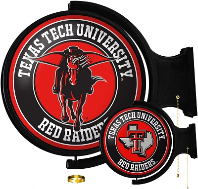 The Fan-Brand Texas Tech University Double Sided Round Rotating Lighted Sign                                                    