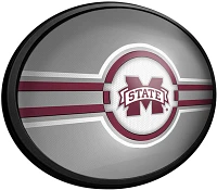 The Fan-Brand Mississippi State University Gray Oval Slimline Lighted Wall Sign                                                 