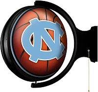 The Fan-Brand University of North Carolina Basketball Round Rotating Lighted Sign                                               