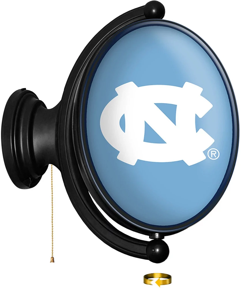 The Fan-Brand University of North Carolina Original Oval Rotating Lighted Sign
