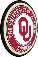 The Fan-Brand University of Oklahoma Round Slimline Lighted Wall Sign                                                           