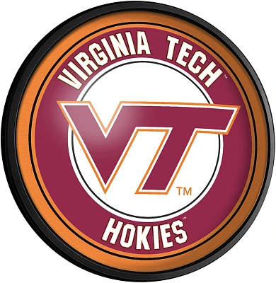 The Fan-Brand Virginia Tech Round Slimline Lighted Wall Sign                                                                    