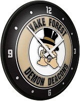 The Fan-Brand Wake Forest University: Mascot Modern Disc Clock                                                                  