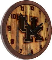 The Fan-Brand University of Kentucky Branded Faux Barrel Top Clock                                                              