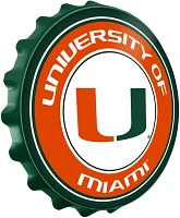 The Fan-Brand University of Miami Bottle Cap Sign