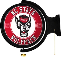 The Fan-Brand North Carolina State University Tuffy’s Face Original Round Rotating Lighted Sign                               