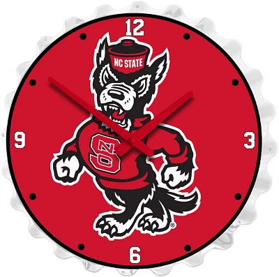 The Fan-Brand North Carolina State University Mascot Bottle Cap Clock                                                           