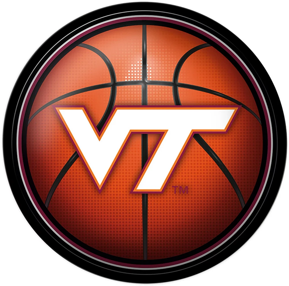 The Fan-Brand Virginia Tech University Basketball Modern Disc Sign                                                              