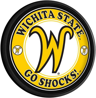 The Fan-Brand Wichita State University Script W Round Slimline Lighted Wall Sign                                                