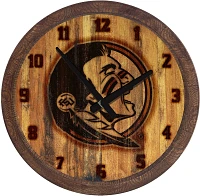 The Fan-Brand Florida State University Branded Faux Barrel Top Clock                                                            